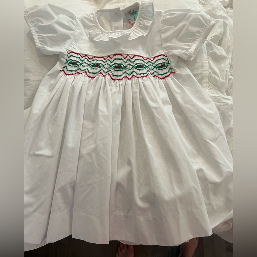 Shrimp and Grits Kids smocked dress